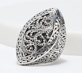 Lois Hill Sterling Silver Marquise Shape Statement Ring, Size 7